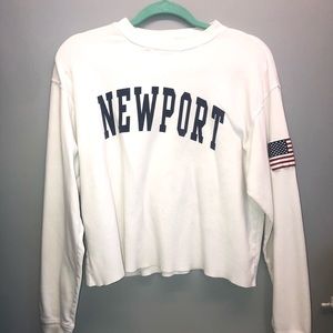Brandy Melville long sleeve “Newport” top